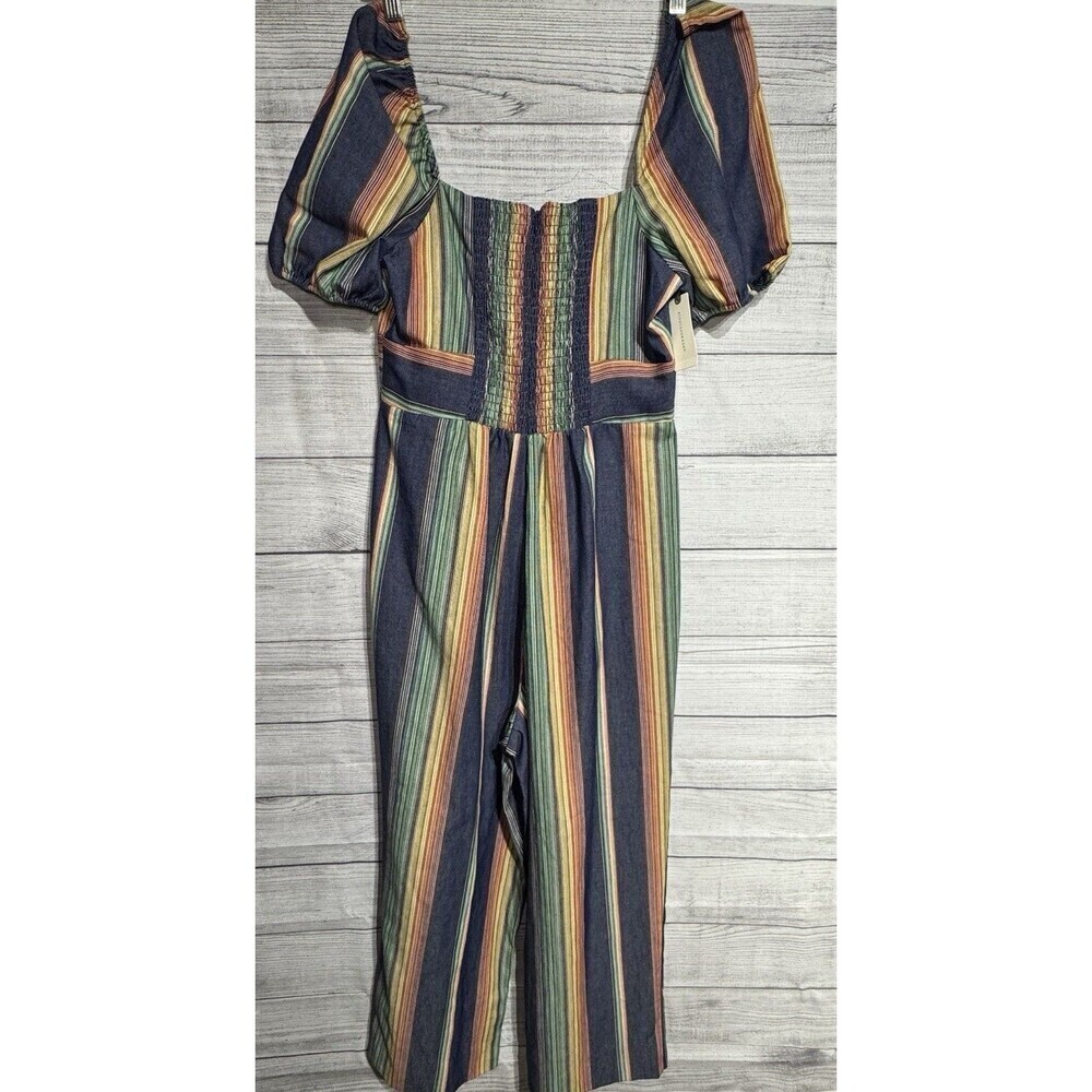 New Anthropologie Lauren Puff-Sleeved Jumpsuit by Ali & Jay  SIZE M - Picture 4 of 9